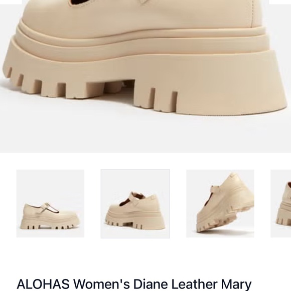 ALOHAS Women's Diane Leather Mary Jane Flats - UK 6 (39) - Picture 8 of 10